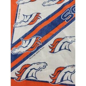 Vintage 90s NFL Denver Broncos Football Bandana Handkerchief Scarf NFLP